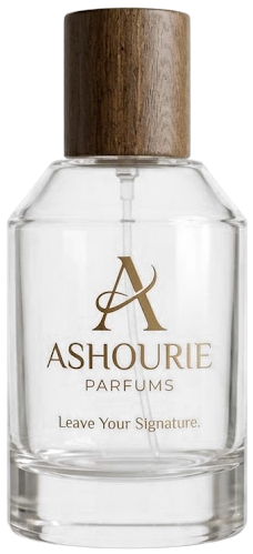 ASHOURIE PARFUMS glass bottle with walnut cap